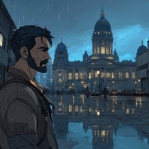 Jorren at Gendarmenmarkt in Berlin 2077