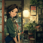 Yuki_standing in her japanese living room